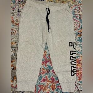 PINK cropped sweatpants